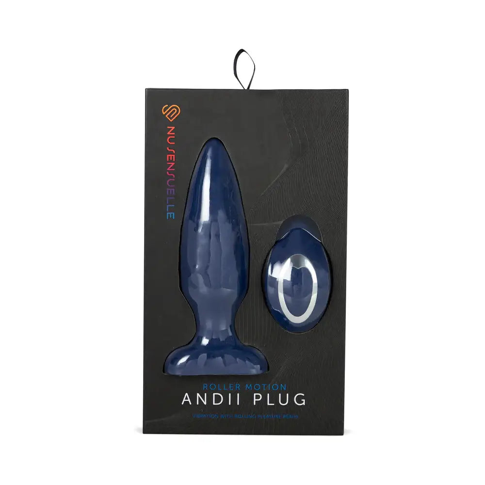 Nu Sensuelle Andii Vertical Roller Motion Plug with Remote - Butt