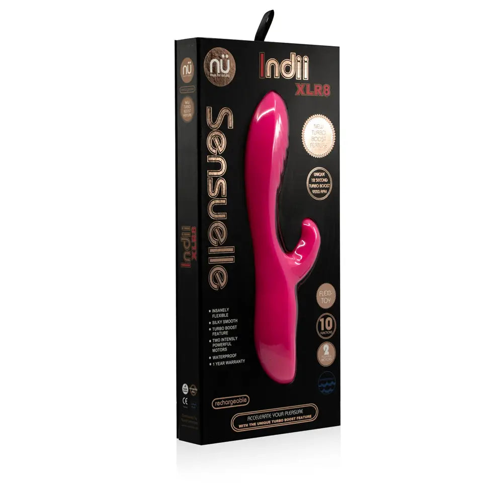 Nu Sensuelle Indii XLR8 Turbo Boost Rabbit Vibrator