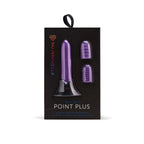 Nu Sensuelle Point Plus Bullet Vibrator with Textured Sleeves
