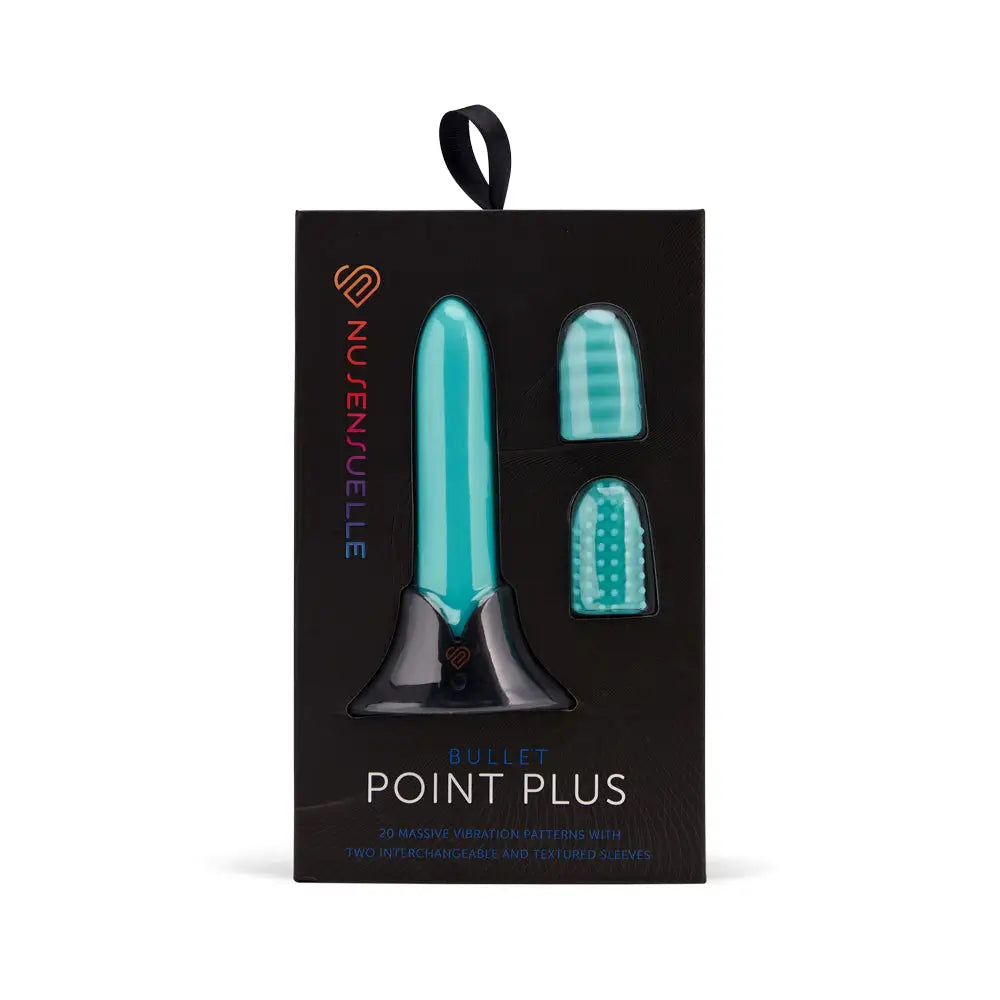 Nu Sensuelle Point Plus Bullet Vibrator with Textured Sleeves
