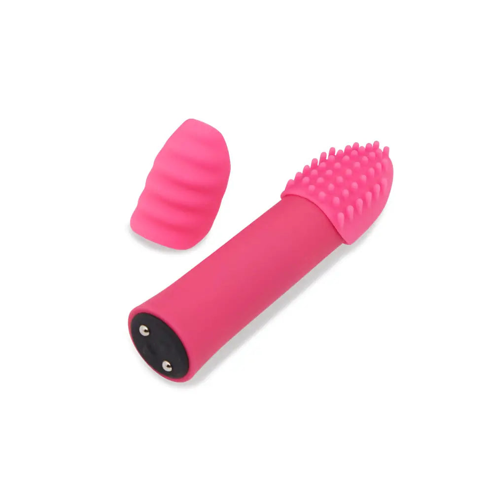 Nu Sensuelle Point Plus Bullet Vibrator with Textured Sleeves