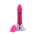 Nu Sensuelle Point Plus Bullet Vibrator with Textured Sleeves - Magenta
