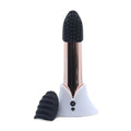 Nu Sensuelle Point Plus Bullet Vibrator with Textured Sleeves - Rose Gold