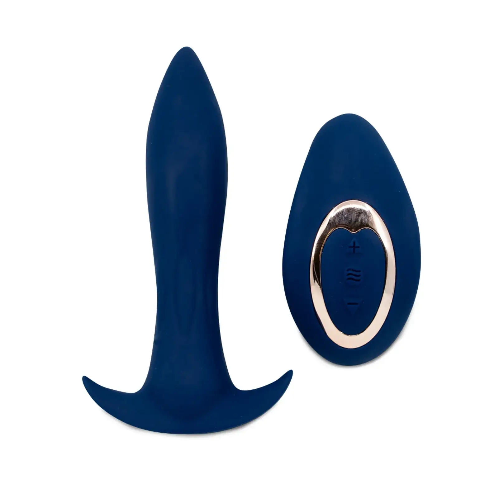 Nu Sensuelle Power Plug 20 Function Remote Control Butt - Blue