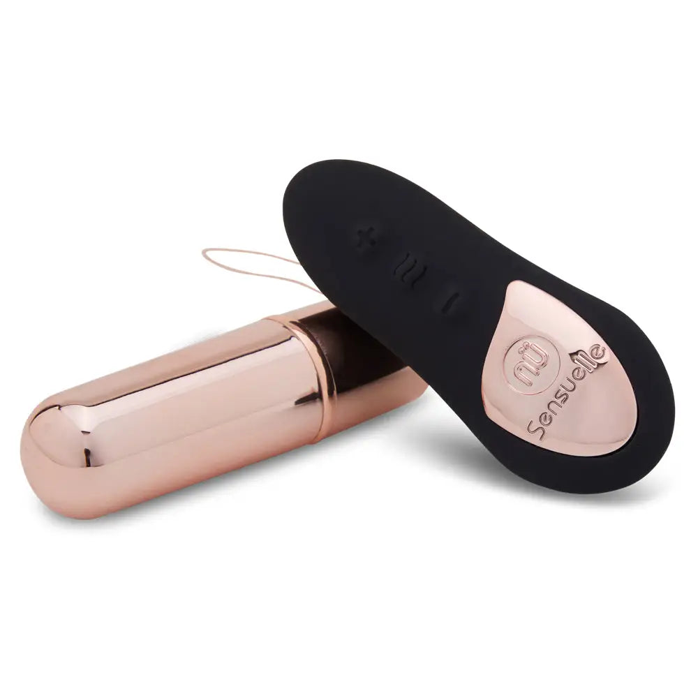 Nu Sensuelle Remote Control Wireless Bullet Plus Vibrator - Rose Gold