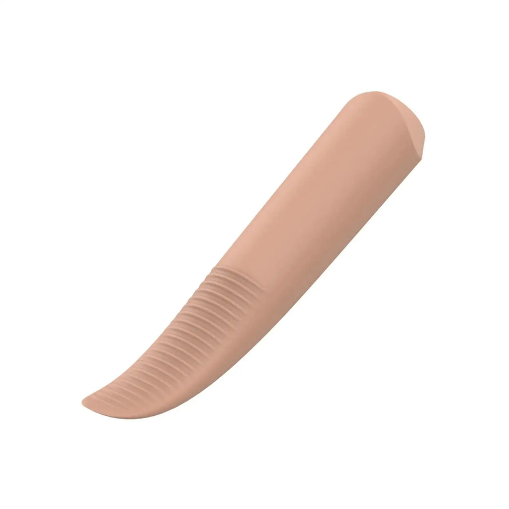 nude Laurel Rechargeable Travel Massager - Tan - Vibrator