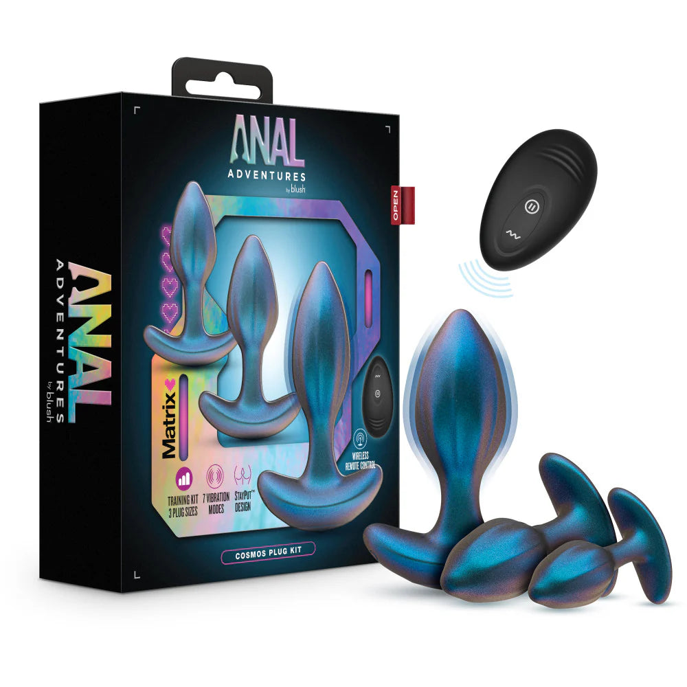 Blush Novelties® Anal Adventures Matrix Cosmos Plug Kit - Rolik®