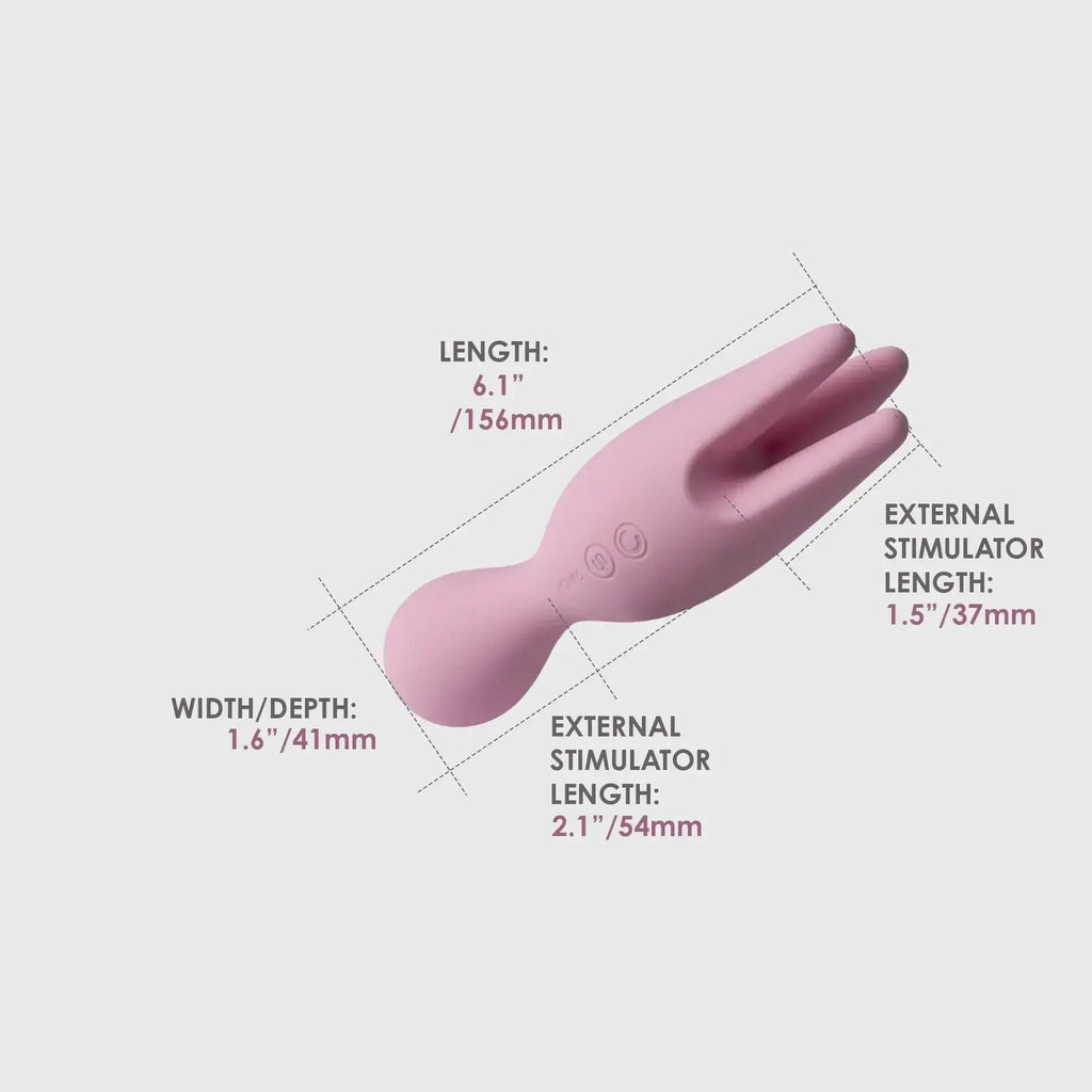 Nymph Moving Fingers Vibrator - Pink