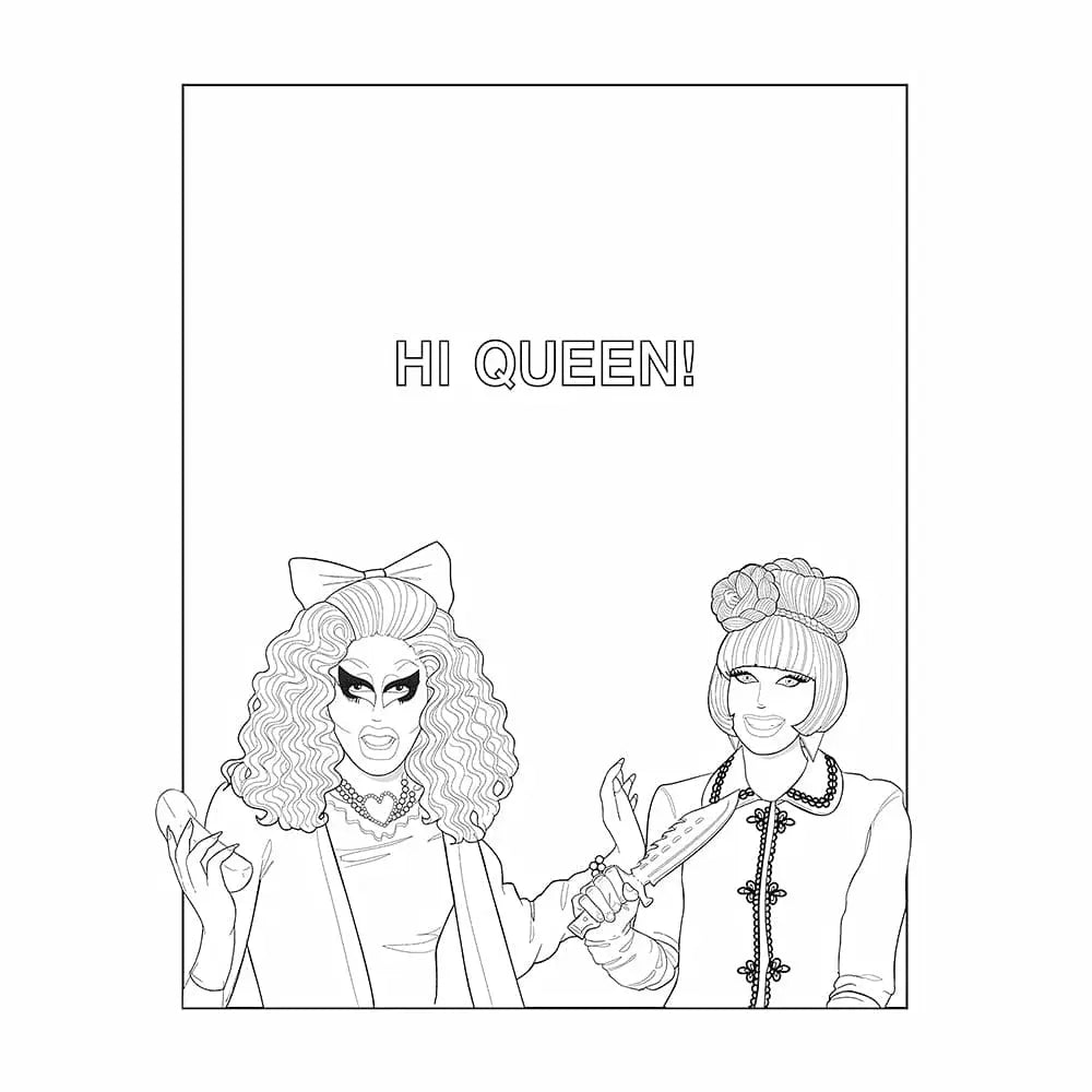 The Official Trixie and Katya Coloring Book - Rolik®