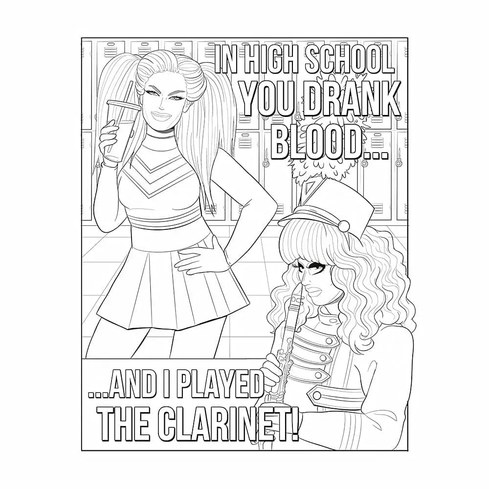 The Official Trixie and Katya Coloring Book - Rolik®