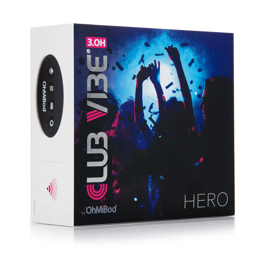 OhMiBod® OhMiBod Club Vibe 3.OH Hero Music-Activated Vibrating Plug Black