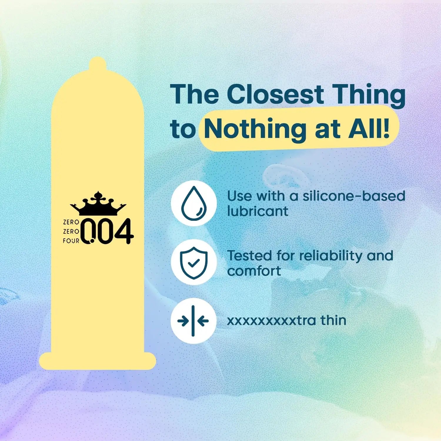24-Pack 004 ZERO FOUR Thin Latex Condoms