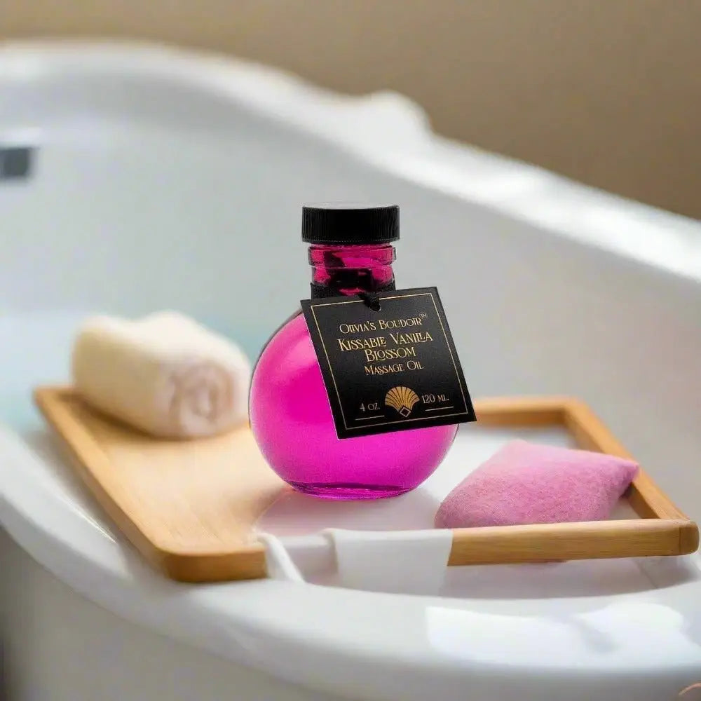 Olivia's Boudoir Kissable Vanilla Blossom Massage Oil - Rolik®