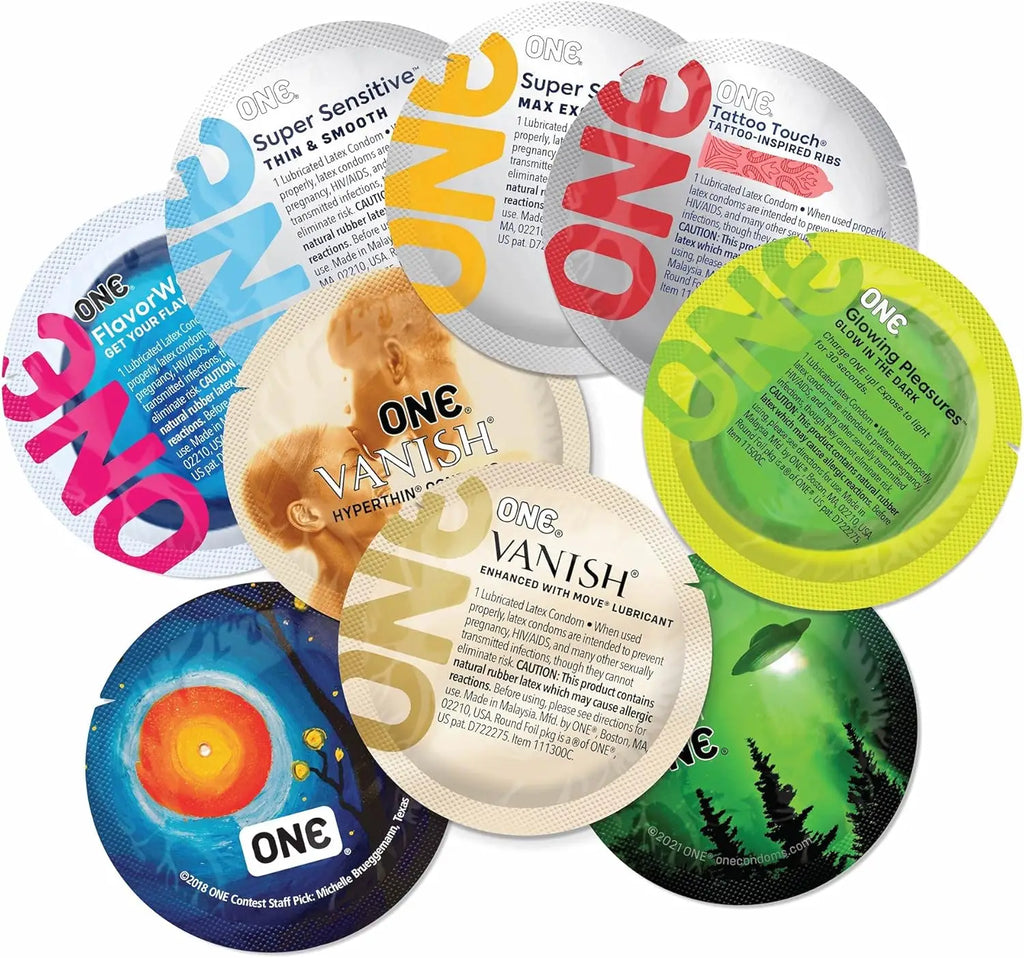 ONE® Mixed Pleasures™ Condoms Variety 12-Pack