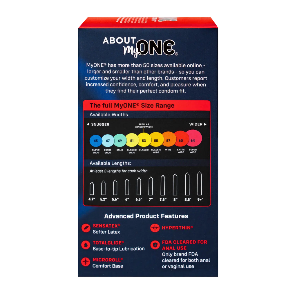 MyONE® Perfect Fit Super Wide Condoms Rolik®