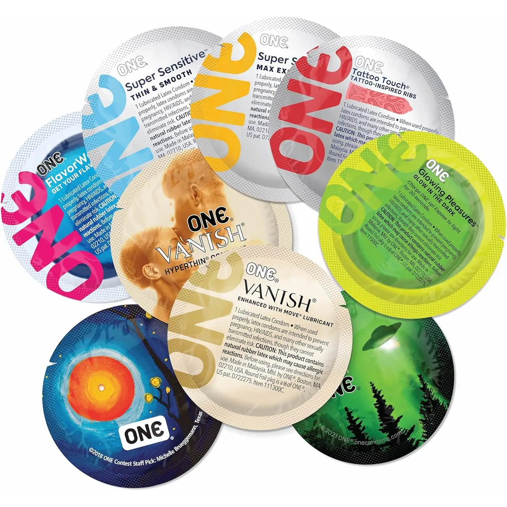ONE® Mixed Pleasures™ Condoms Variety 12-Pack
