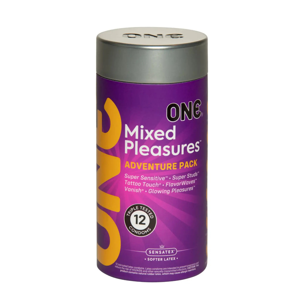 ONE® Mixed Pleasures™ Condoms Variety 12-Pack