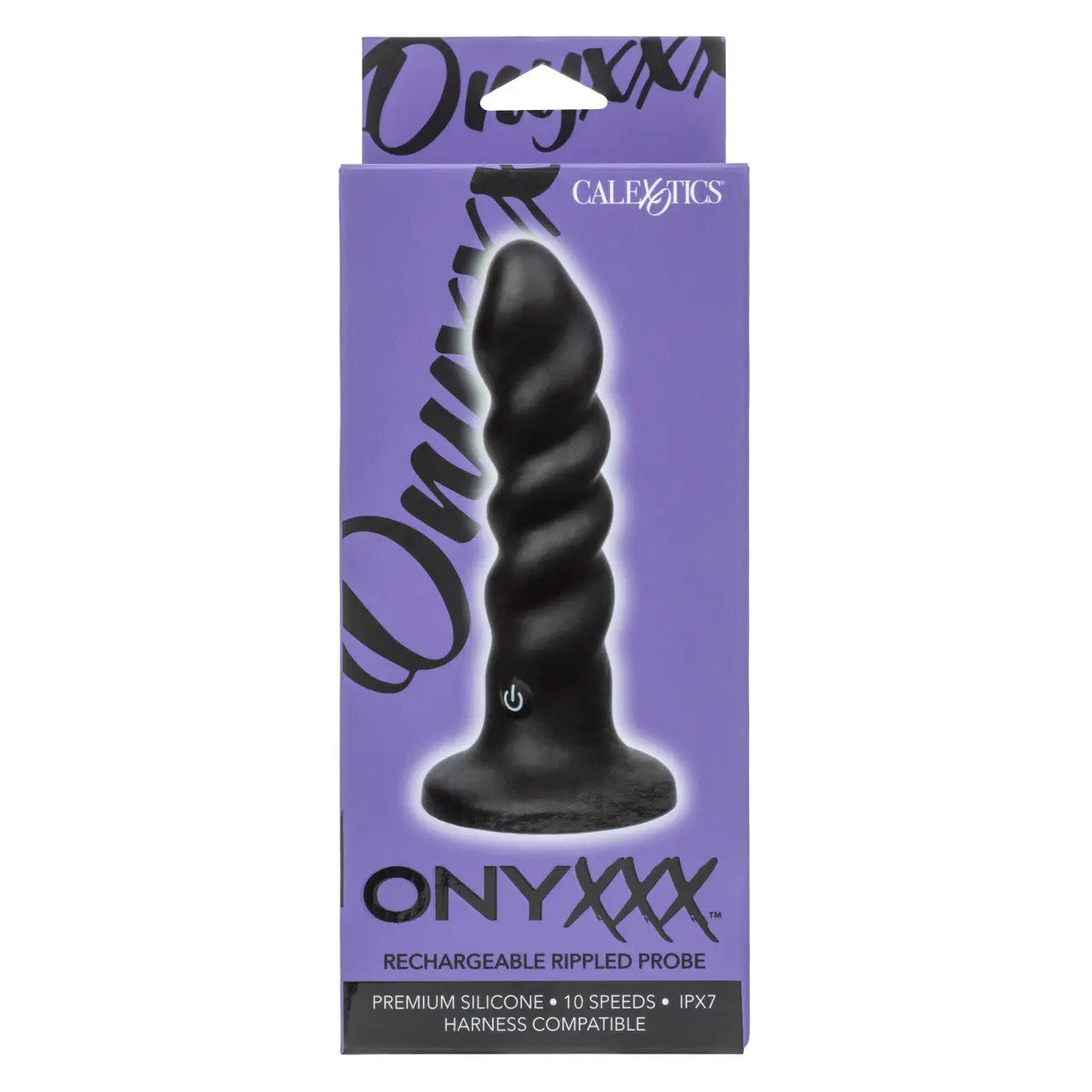 Black Onyxxx™ Rechargeable Rippled Probe