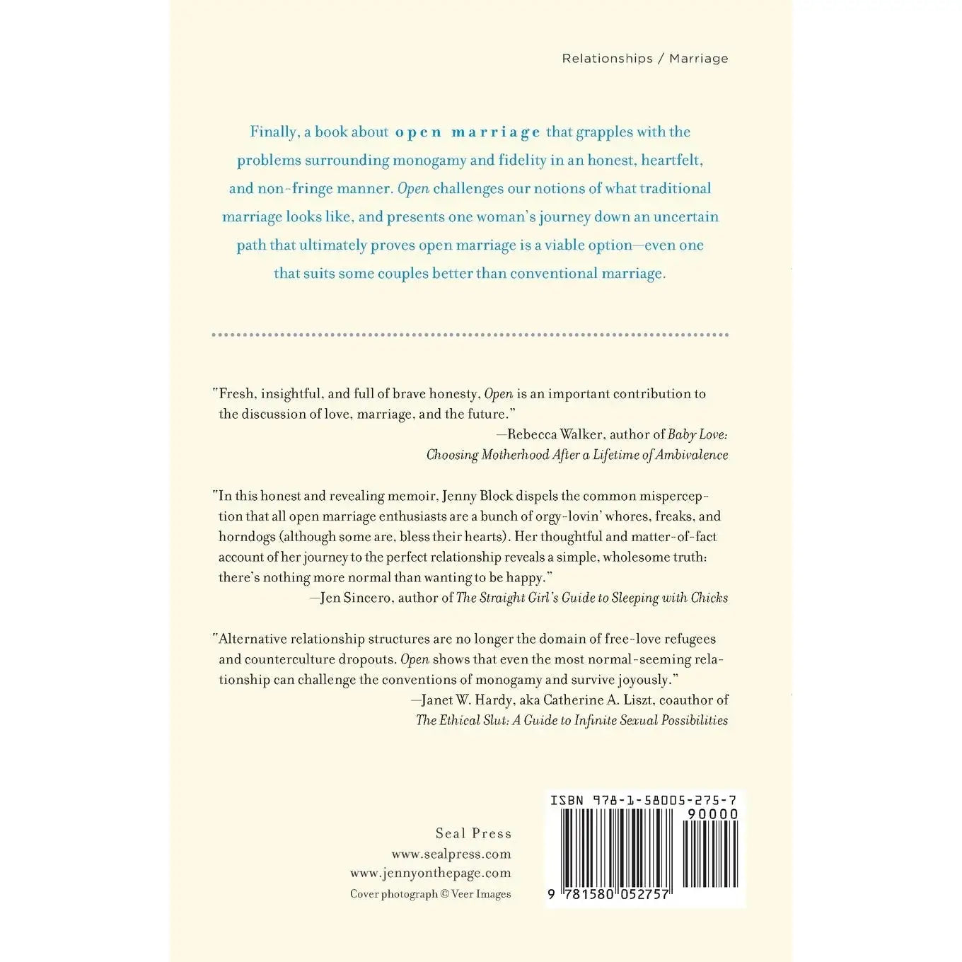 Open: Love Sex and Life in an Open Marriage