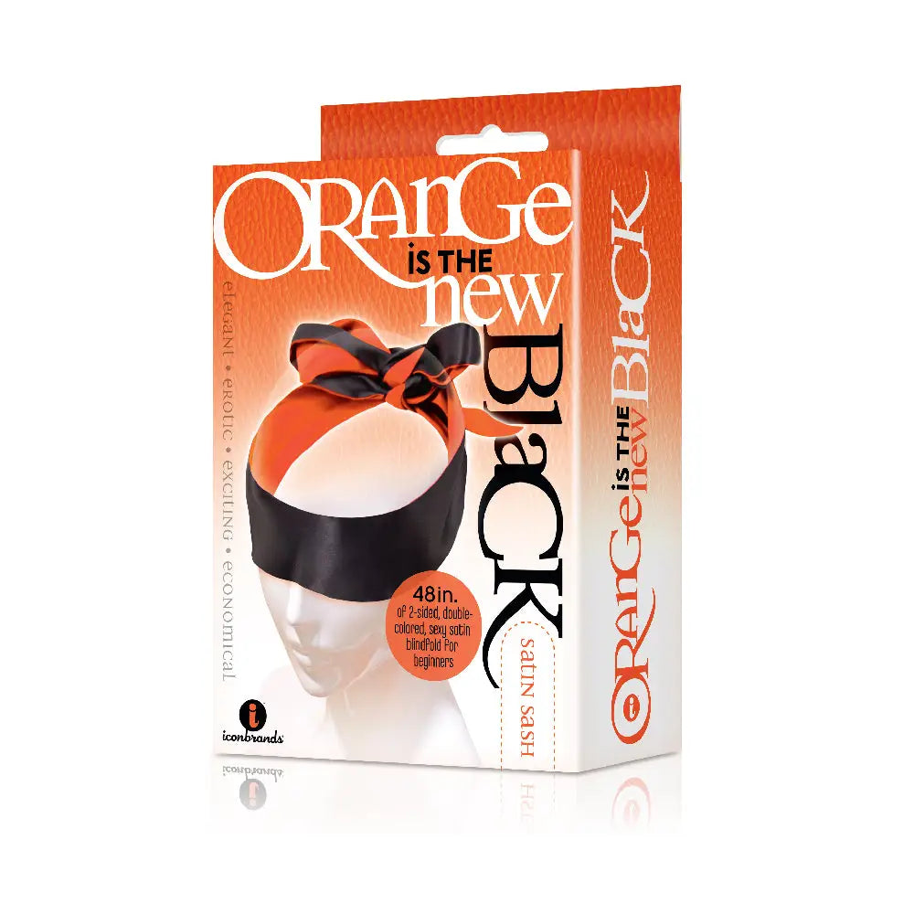 Orange Is the New Black Satin Reversible Blindfold