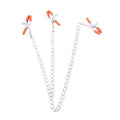 Orange Is the New Black Triple Your Pleasure Clamps & Chain - Rolik®