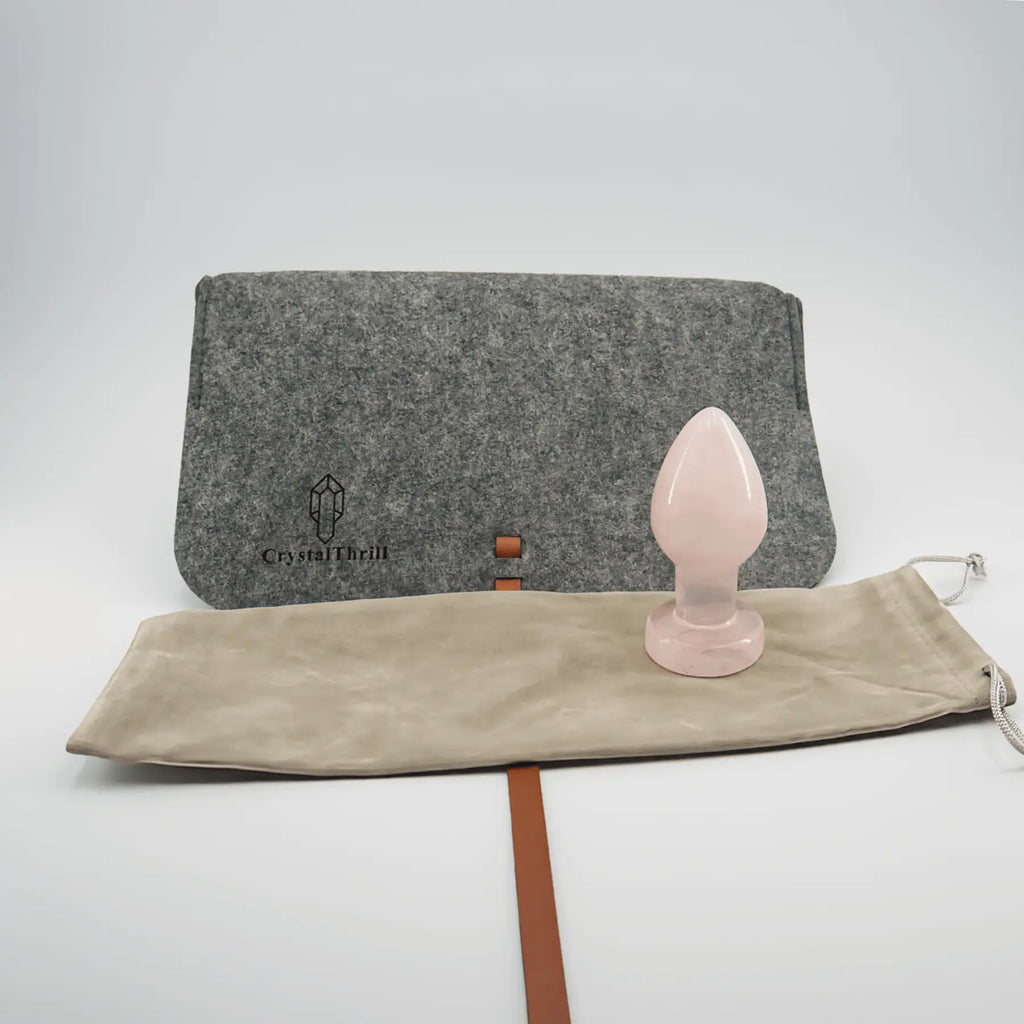 Orbella Rose Quartz Plug / 4’’ Butt