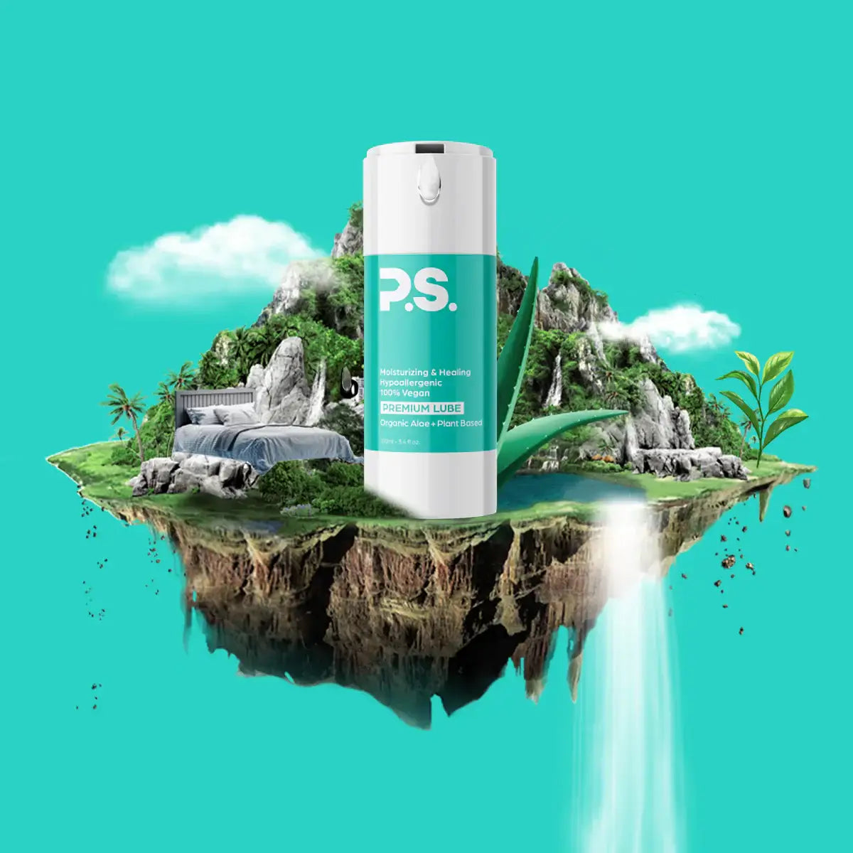 Organic Aloe + Plant Based Personal Lubricant + Lube