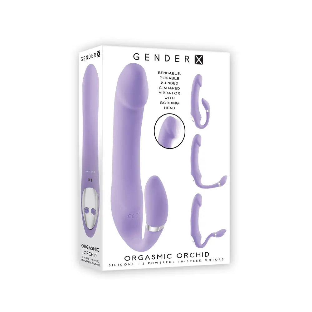 Gender X Orgasmic Orchid Posable Vibrator - Rolik®