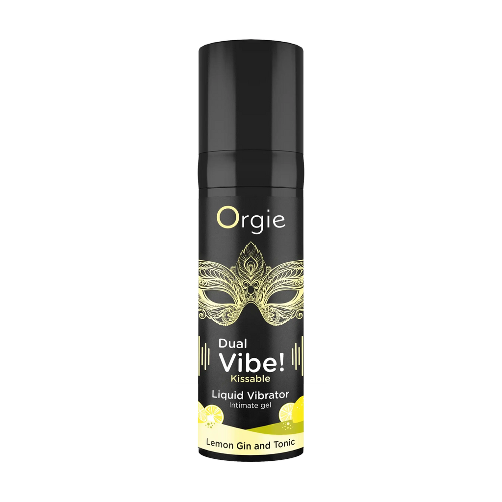 Orgie Dual Vibe Lemon Gin and Tonic Intimate Arousal Gel - 0.5 fl. oz. - Enhancers