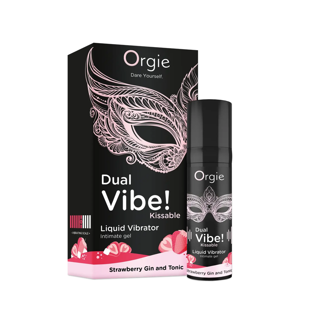 Orgie Dual Vibe Strawberry Gin and Tonic Intimate Arousal Gel - 0.5 fl. oz. - Enhancers