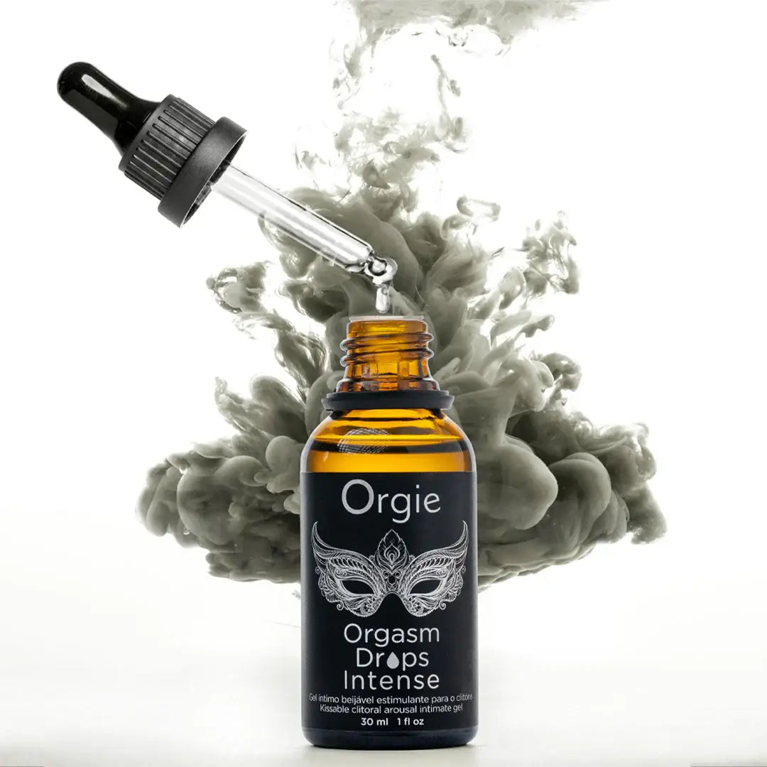Orgie Orgasmic Drops Apple Flavored Intense Intimate Arousal Gel - 1 fl. oz. - Enhancers