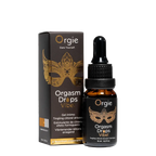Orgie Peach Flavored Orgasmic Drops Vibe! Intimate Arousal Gel - 0.5 fl. oz. - Enhancers
