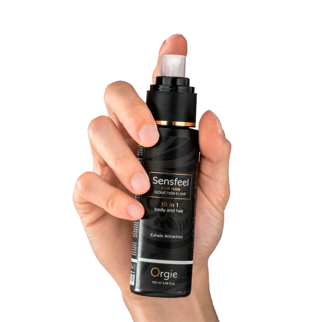 Orgie Sensfeel for Man Seduction Elixir | 10-in-1 Hair & Body Lotion 3.38 fl. oz.