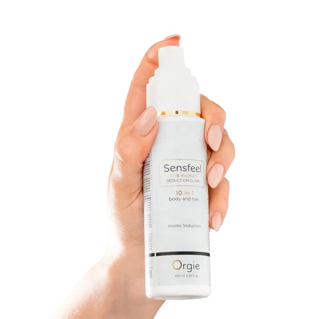Orgie Sensfeel for Woman Seduction Elixir | 10-in-1 Hair & Body Lotion 3.38 fl. oz.