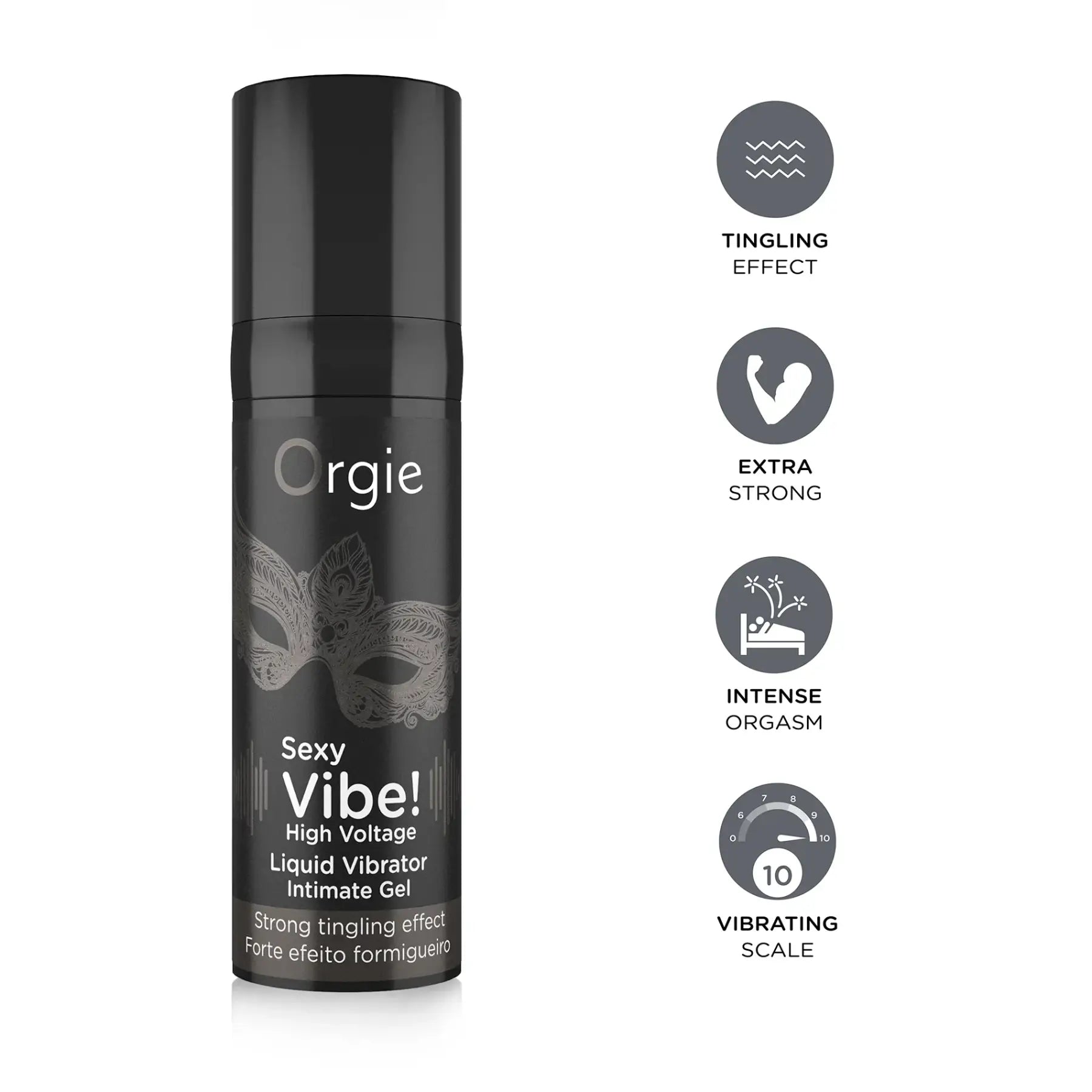 Orgie Sexy Vibe High Voltage Intimate Arousal Gel - 0.5 fl. oz. - Enhancers