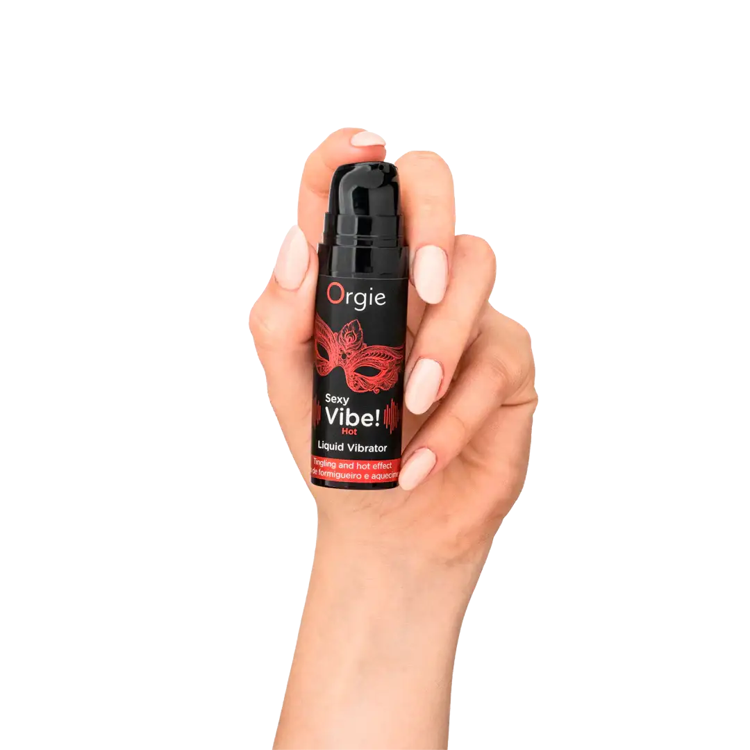 Orgie Sexy Vibe Hot Strawberry Flavored Intimate Arousal Gel - 0.5 fl. oz. - Enhancers