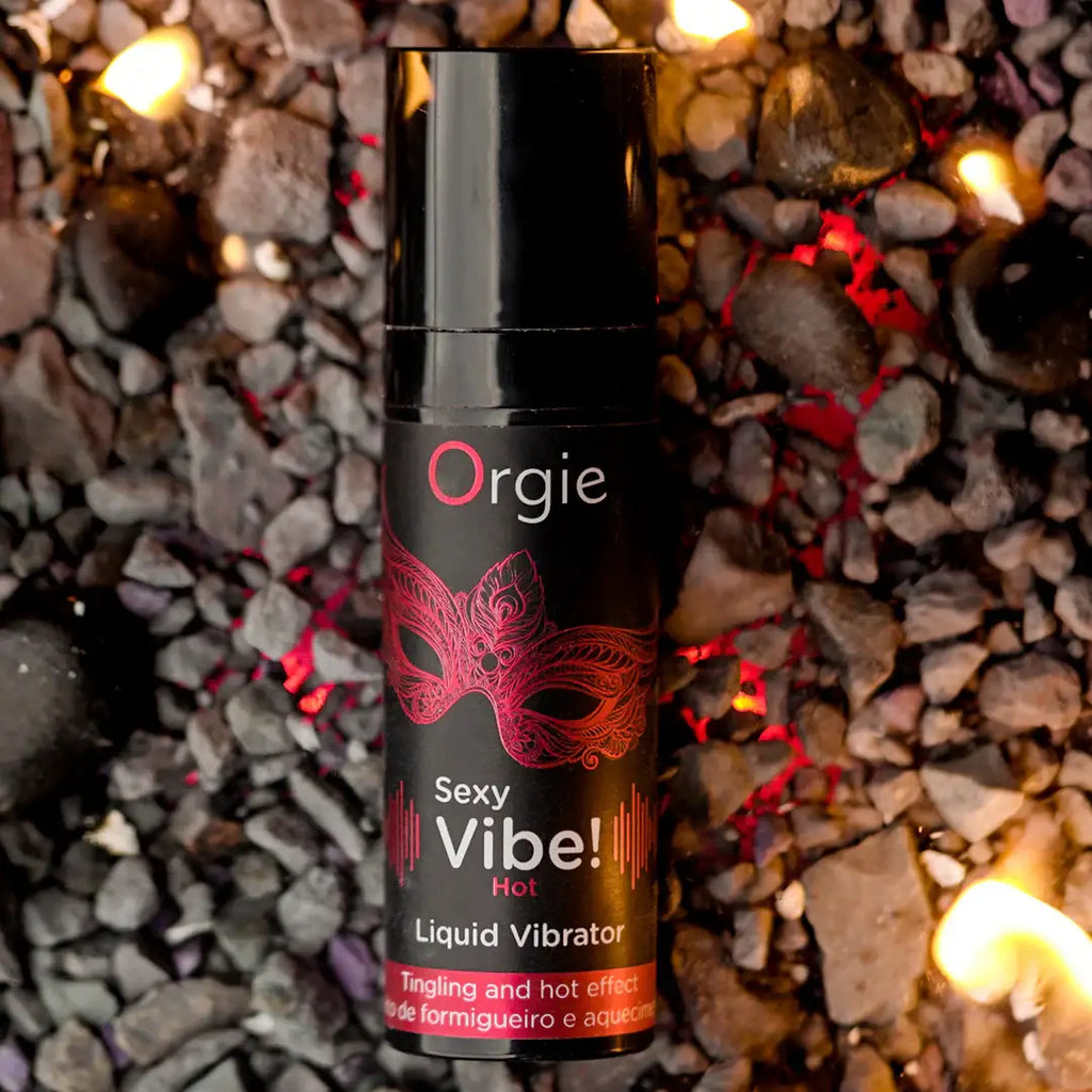 Orgie Sexy Vibe Hot Strawberry Flavored Intimate Arousal Gel - 0.5 fl. oz. - Enhancers