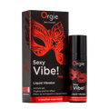 Orgie Sexy Vibe Hot Strawberry Flavored Intimate Arousal Gel - 0.5 fl. oz. - Enhancers
