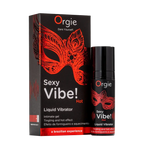Orgie Sexy Vibe Hot Strawberry Flavored Intimate Arousal Gel - 0.5 fl. oz. - Enhancers
