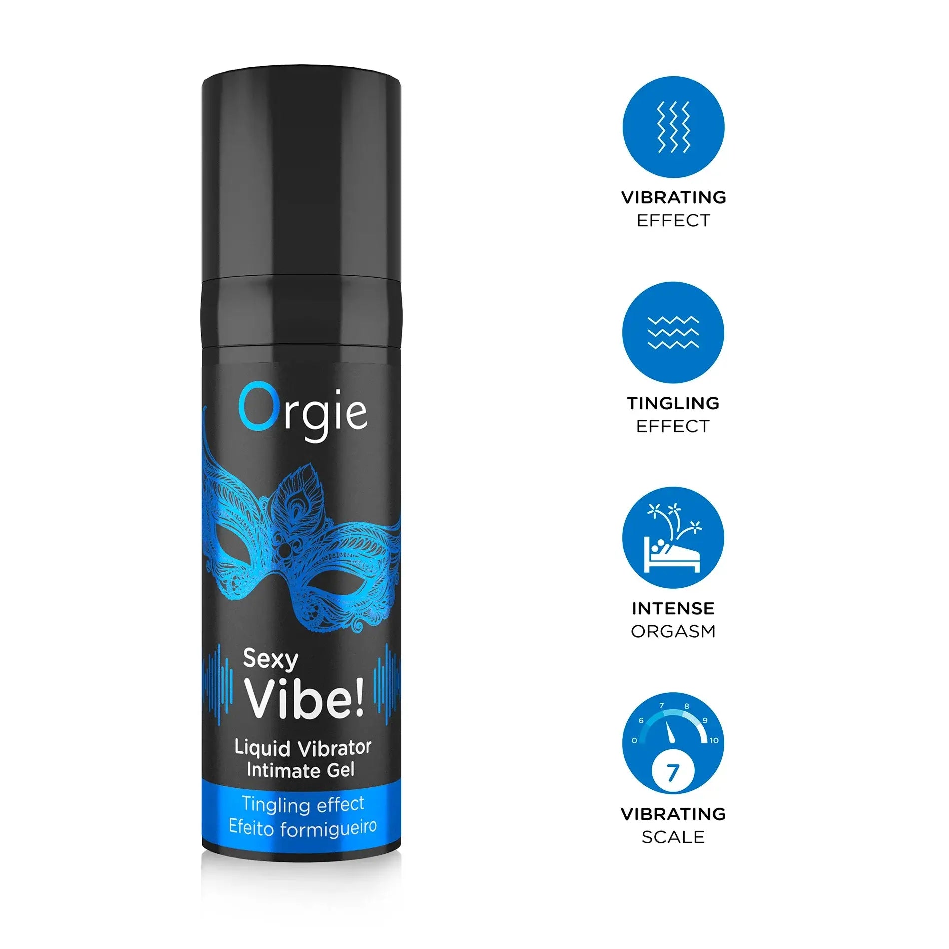 Orgie Sexy Vibe Tingly Intimate Arousal Gel - 0.5 fl. oz. - Enhancers