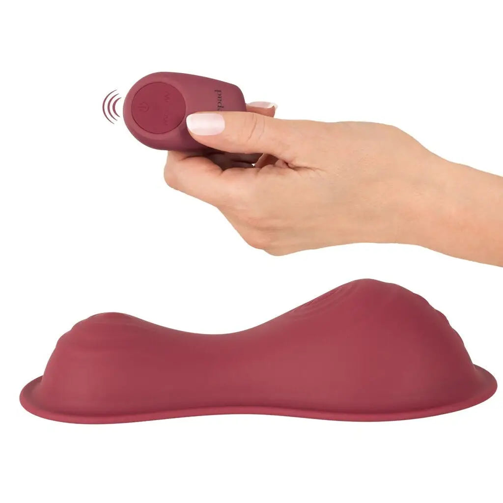 Orion Vibepad Intense 2 Remote-Control Sit-On Vibrator Burgundy