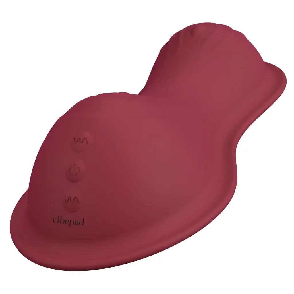 Orion Vibepad Intense 2 Remote-Control Sit-On Vibrator Burgundy