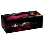 Orion Vibepad Intense 2 Remote-Control Sit-On Vibrator Burgundy