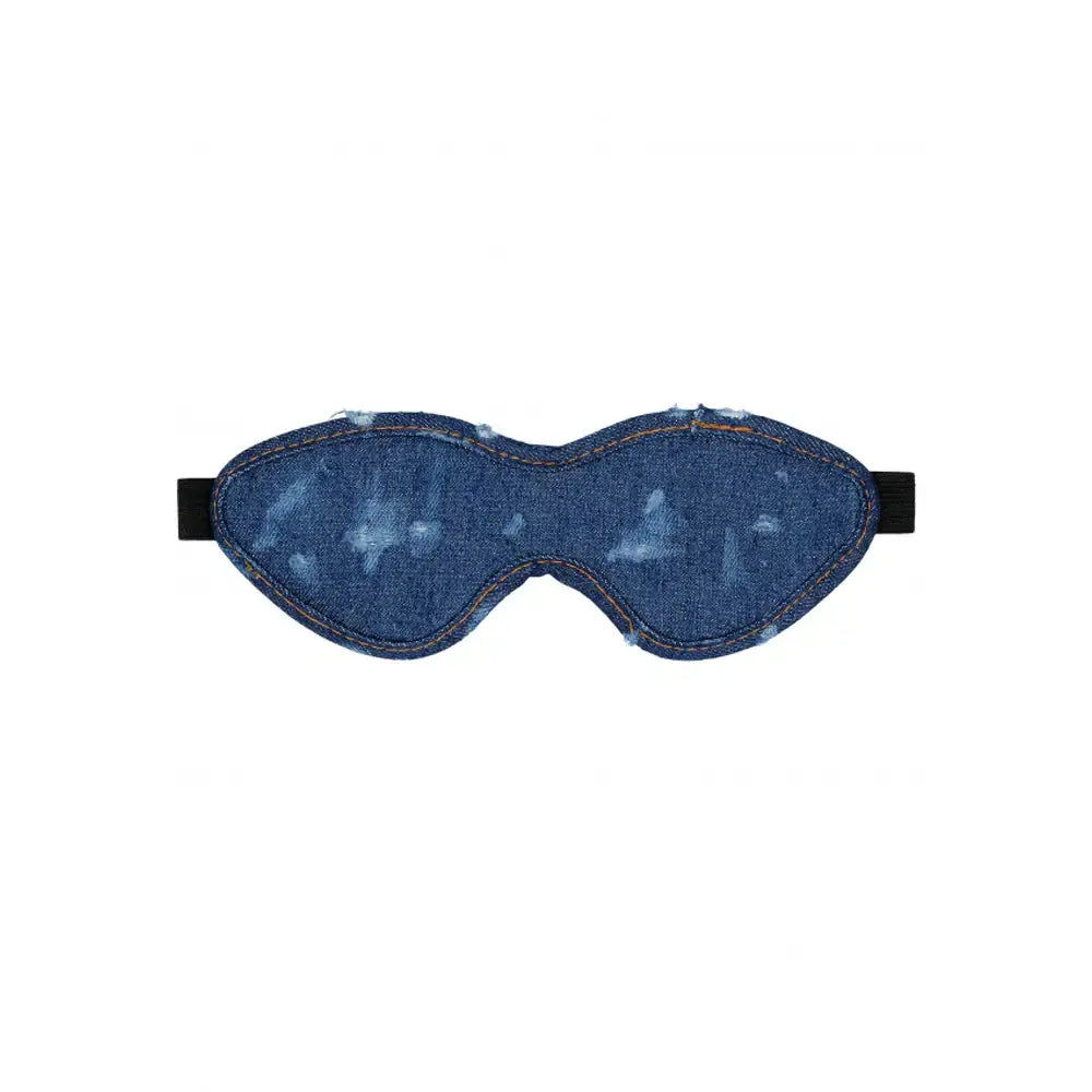 Ouch! Denim Eye Mask - Blue - Blindfold
