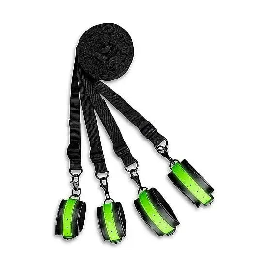 Ouch! Glow in the Dark Bed Bindings Restraint Kit - Rolik®