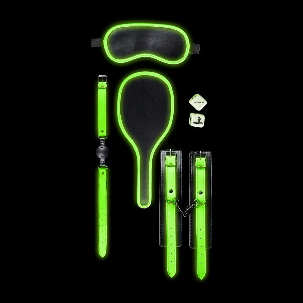 Ouch! Glow in the Dark Bondage Kit #1 - Glow in the Dark - Restraints