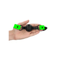 Ouch! Glow in the Dark Bonded Leather Breathable Ball Gag - Glow in the Dark - Restraints