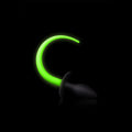 Ouch! Glow in the Dark Puppy Tail Plug - Glow in the Dark - Butt Plug
