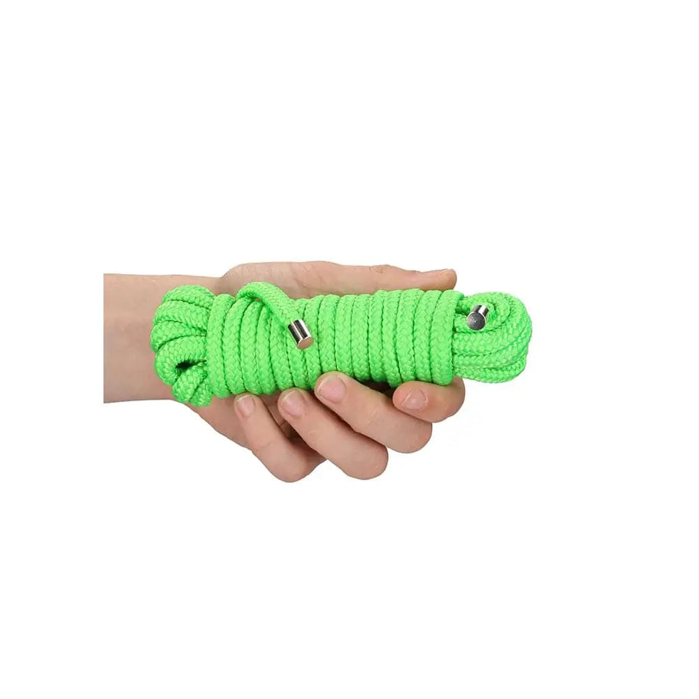 Ouch! Glow in the Dark Rope 10m/33ft - Glow in the Dark / 10m/33’ - Restraints