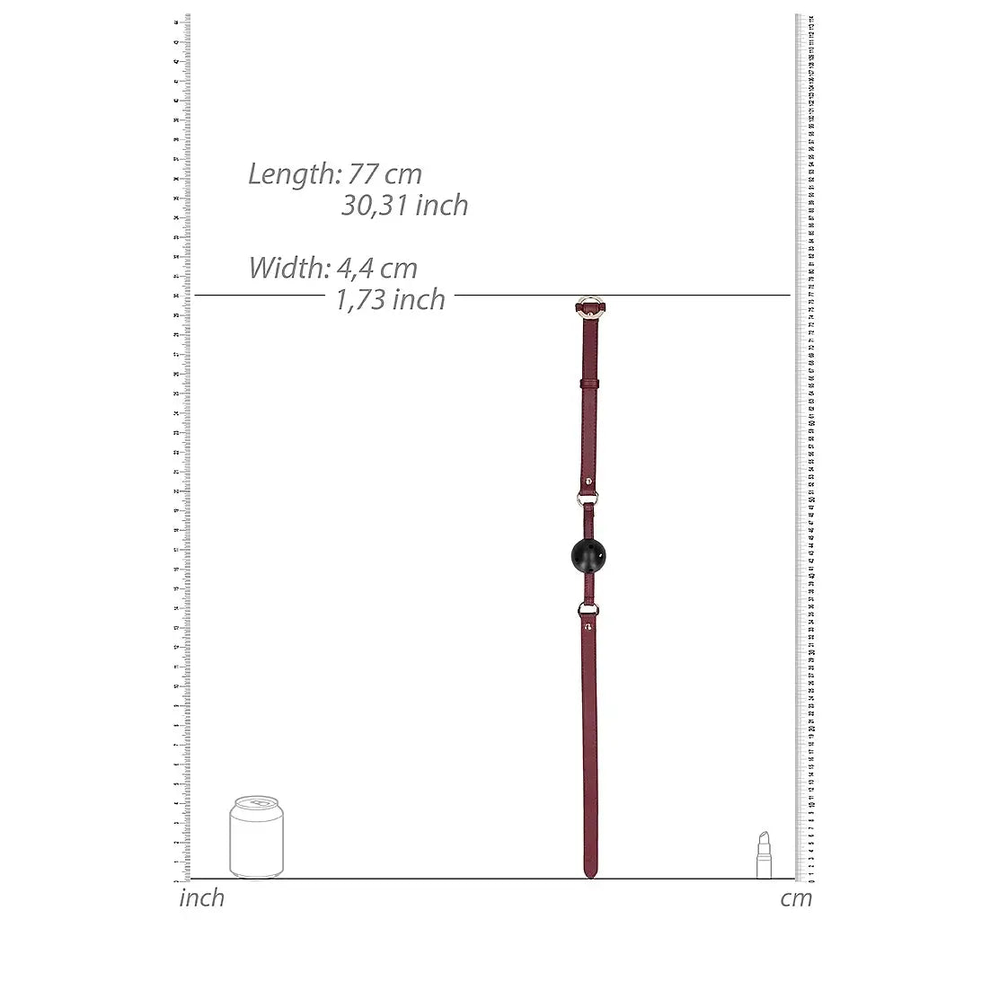Ouch! Halo Breathable Ball Gag - Gags